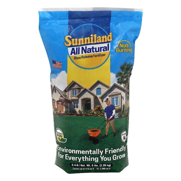 Sunniland SlowRelease Nitrogen Lawn Fertilizer For All Grasses 416 sq